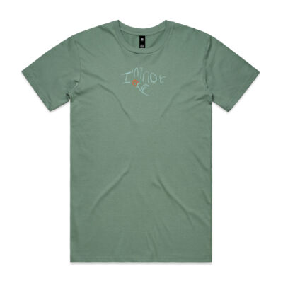 i'm Not - green tee (M) Thumbnail